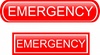Emergency-skilt