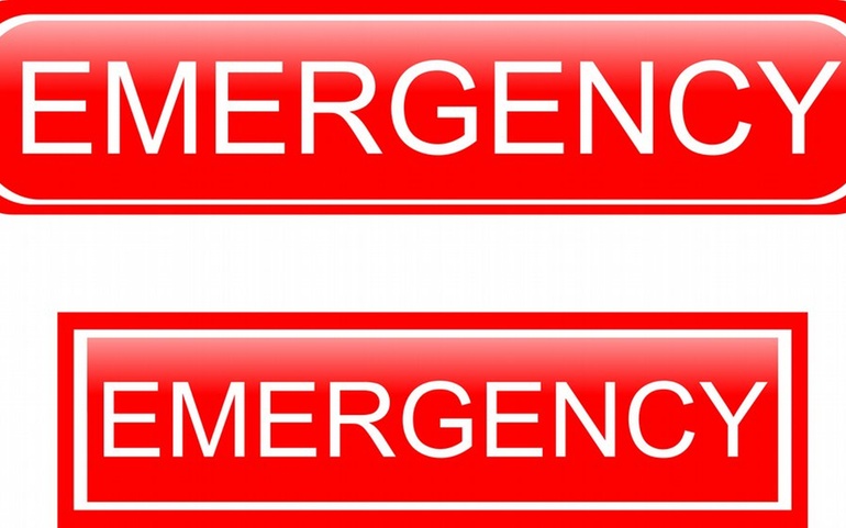 Emergency-skilt