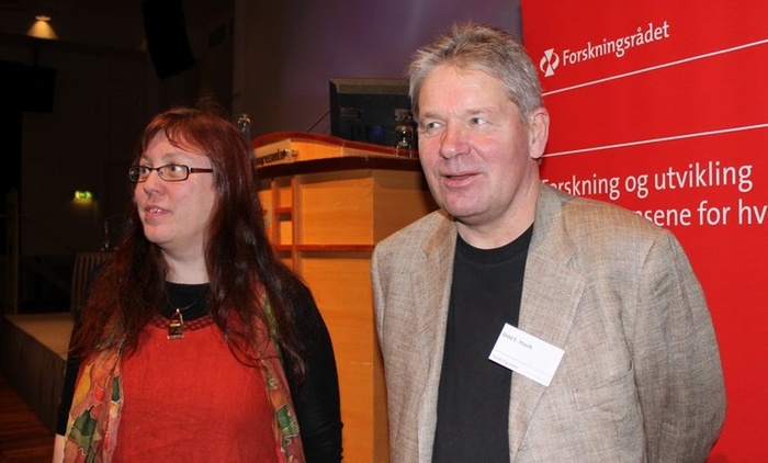 Arnhild Lauvik og Odd E. Havik innledet på konferansen 