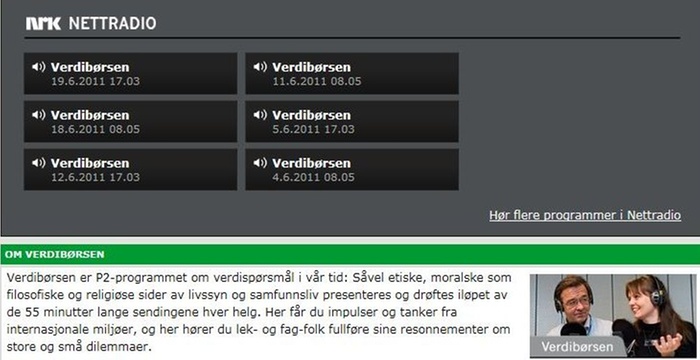 NRK P2 Verdibørsen