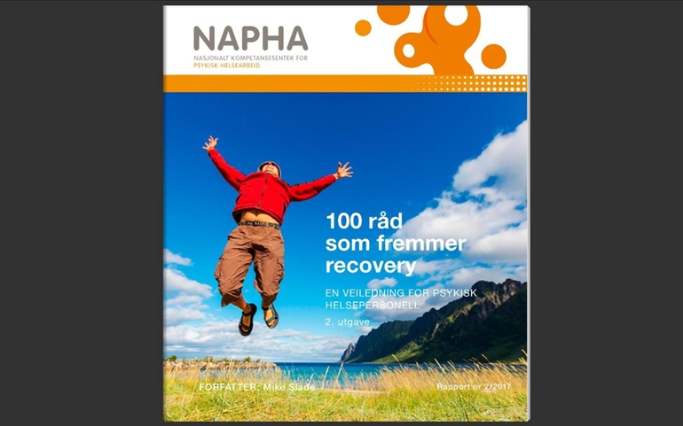 100 råd som fremmer recovery, 2. utgave 2017 - foto av skjermversjon