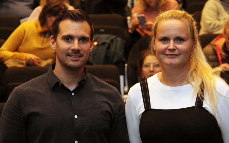 Tom André Hermansen og Ida Snopestad fra ACT-teamet i Moss